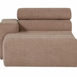 Online WOOOD Novi chaise longue element arm links bouclé Taupe