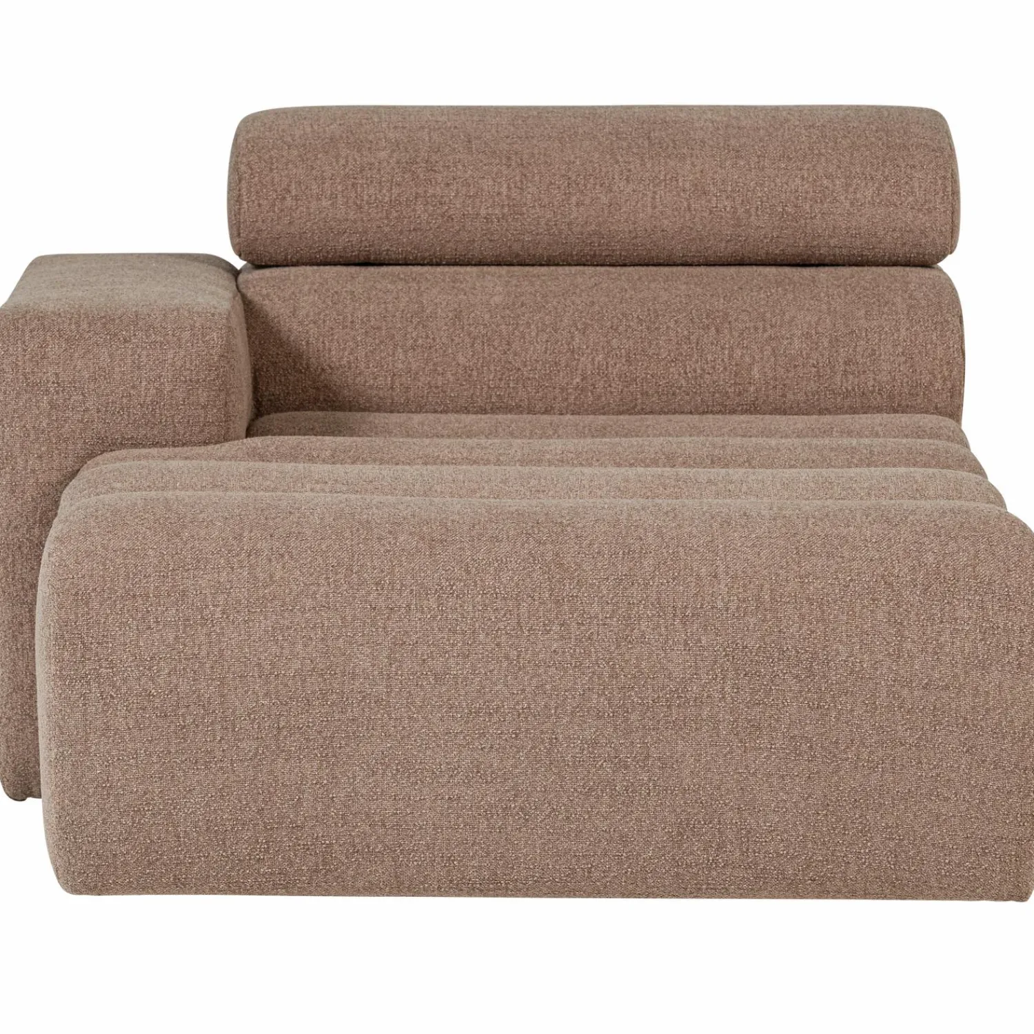 Online WOOOD Novi chaise longue element arm links bouclé Taupe