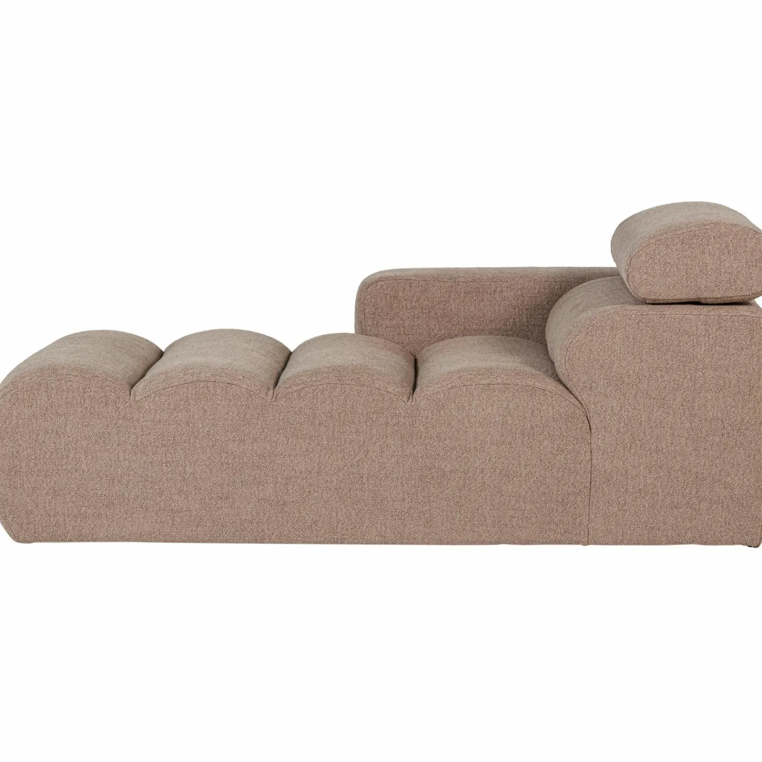 Online WOOOD Novi chaise longue element arm links bouclé Taupe