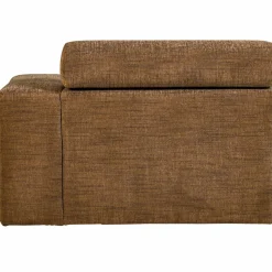 Online WOOOD Novi chaise longue element arm rechts karamelbruin melange Karamel melange