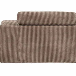 Best WOOOD Novi chaise longue element arm rechts ribstof Taupe