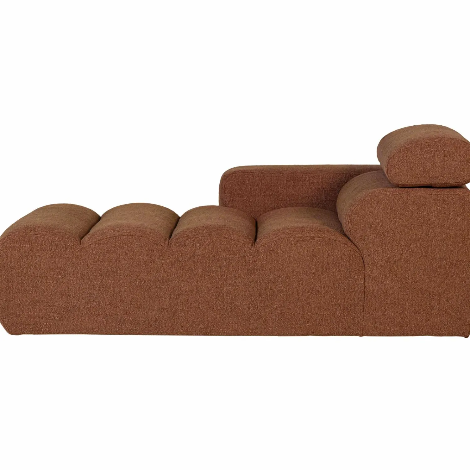 Online WOOOD Novi chaise longue element arm links bouclé Terra