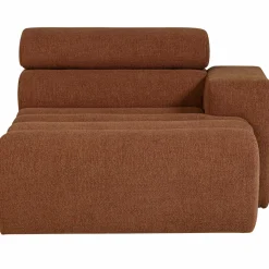 Clearance WOOOD Novi chaise longue element arm rechts bouclé Terra