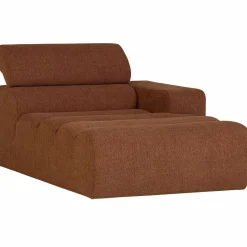 Clearance WOOOD Novi chaise longue element arm rechts bouclé Terra
