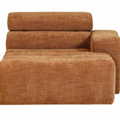 Online WOOOD Novi chaise longue element arm rechts melange Oranje