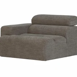 Hot WOOOD Novi 1-zits element arm links Grijs melange