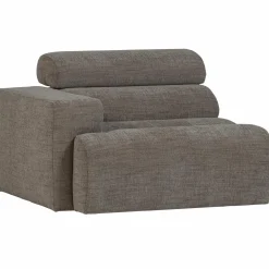 Hot WOOOD Novi 1-zits element arm links Grijs melange