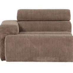 Online WOOOD Novi 1-zits element arm links ribstof Taupe