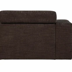 Clearance WOOOD Novi 1-zits element arm links Donkerbruin melange