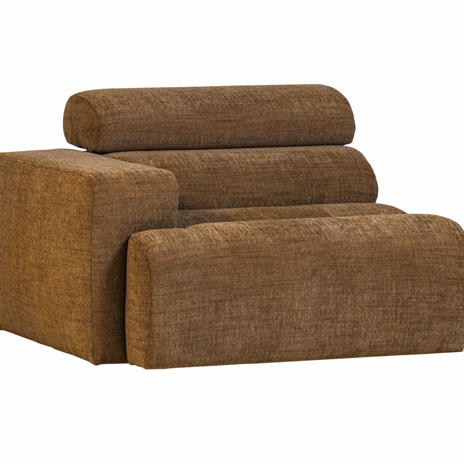 New WOOOD Novi 1-zits element arm links karamelbruin melange Karamel melange