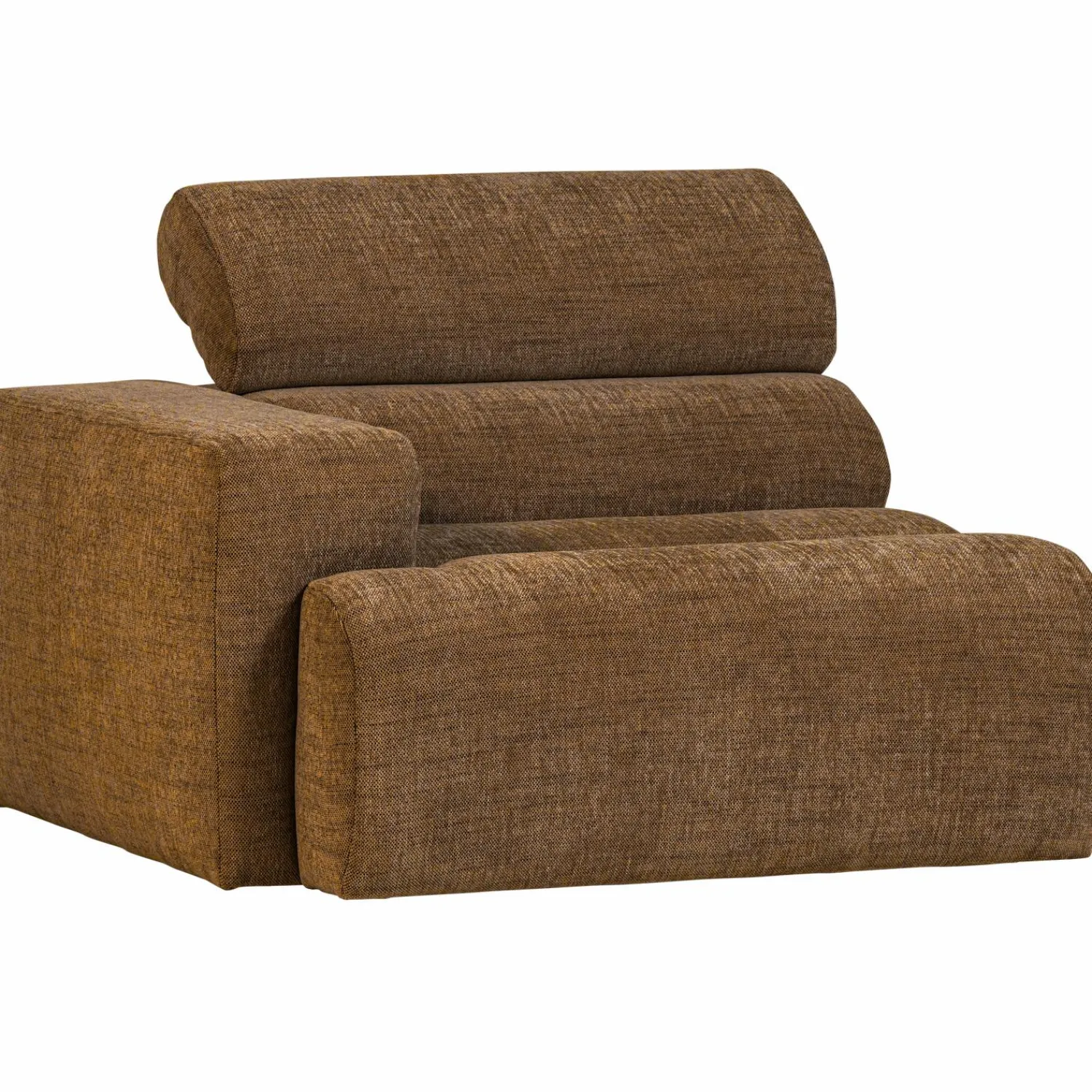 New WOOOD Novi 1-zits element arm links karamelbruin melange Karamel melange