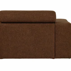 Discount WOOOD Novi 1-zits element arm links bouclé Mokkabruin