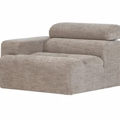 Sale WOOOD Novi 1-zits element arm links Naturel melange