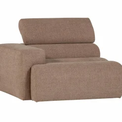 Online WOOOD Novi 1-zits element arm links bouclé Taupe