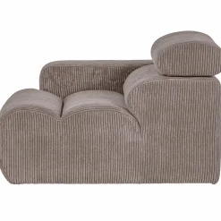 Outlet WOOOD Novi 1-zits element arm links ribstof Zand