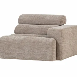 Online WOOOD Novi 1-zits element arm rechts Naturel melange