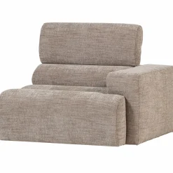 Online WOOOD Novi 1-zits element arm rechts Naturel melange