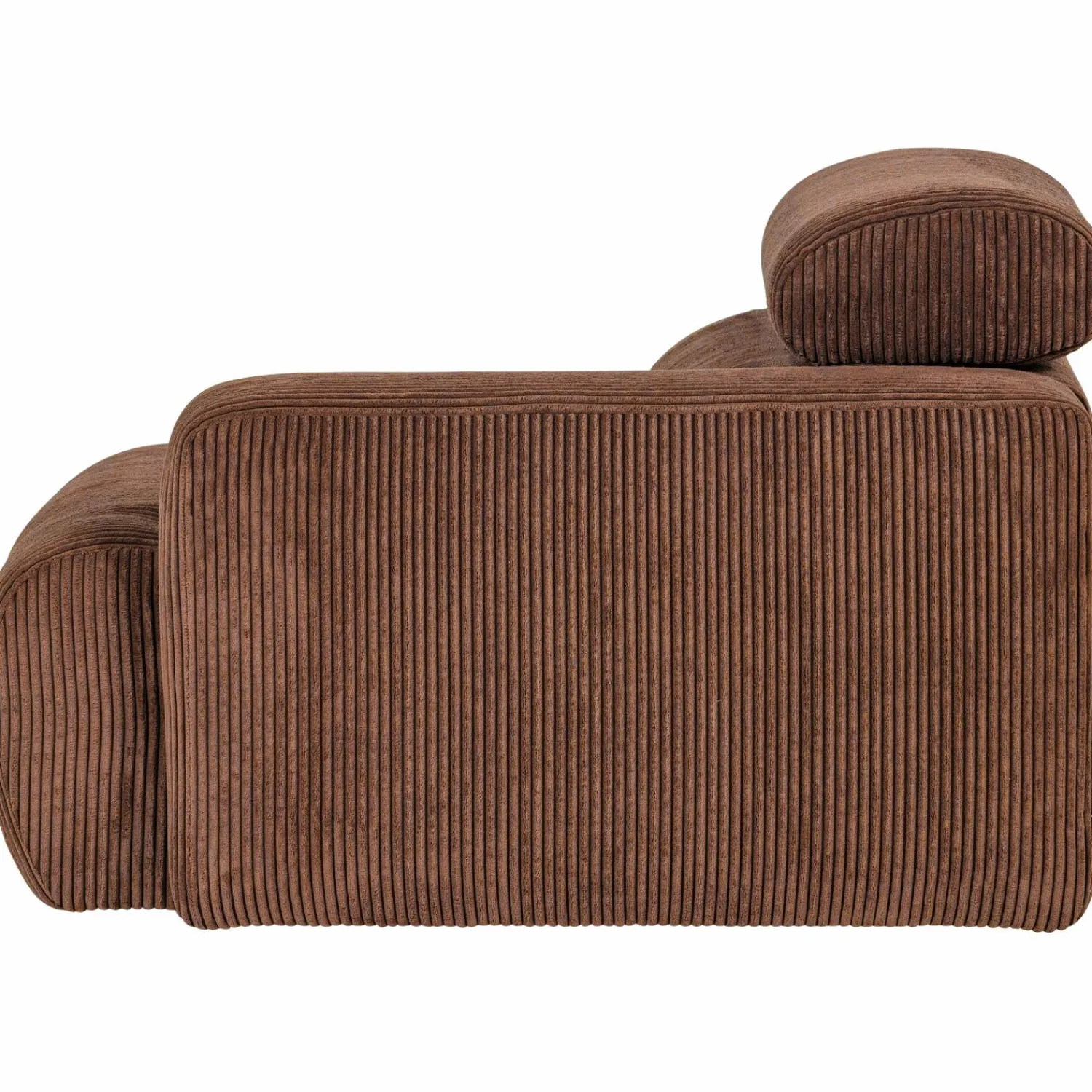 Online WOOOD Novi 1-zits element arm rechts ribstof Terra