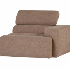 Clearance WOOOD Novi 1-zits element arm rechts bouclé Taupe