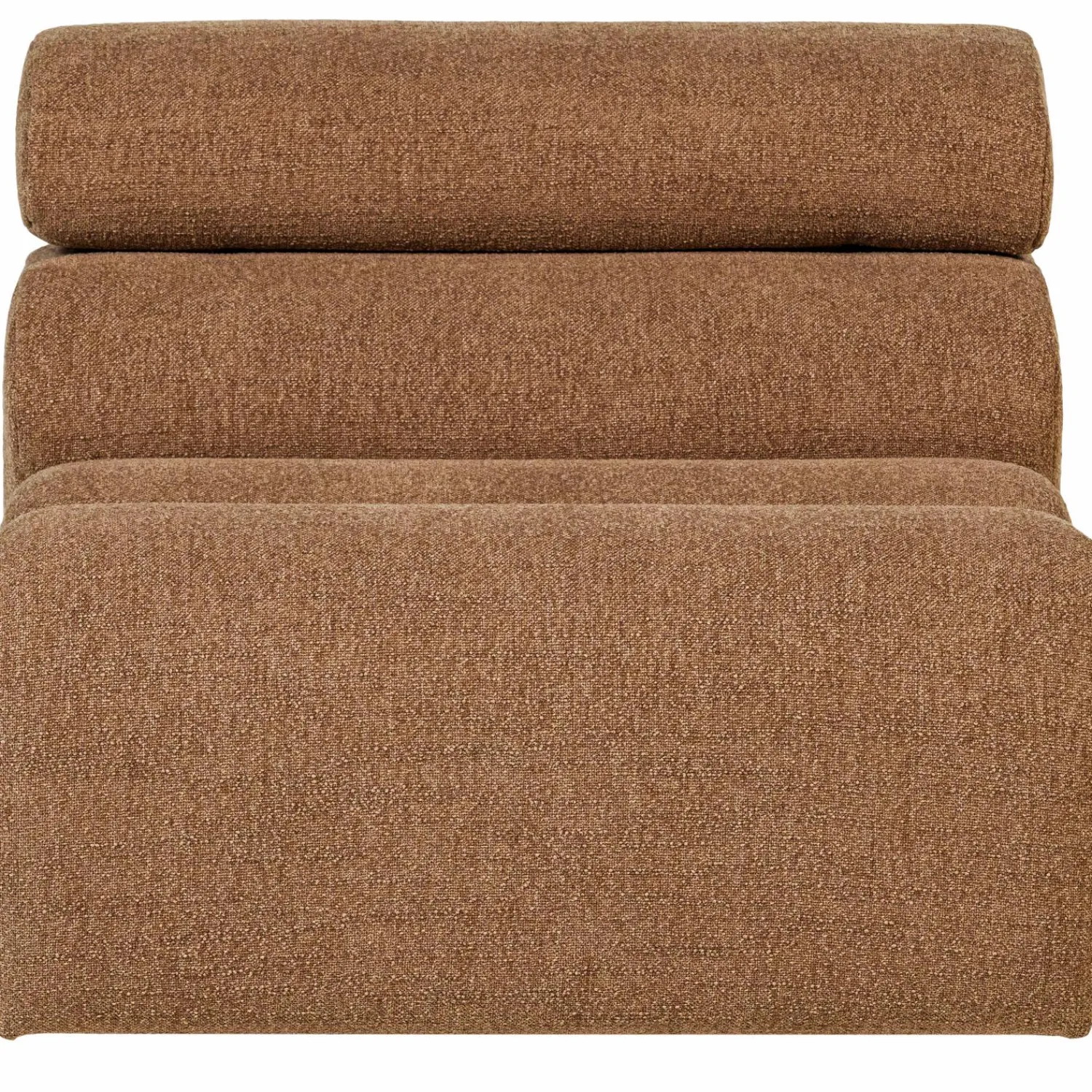 Hot WOOOD Novi 1-zits element bouclé bruin Karamel