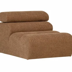 Hot WOOOD Novi 1-zits element bouclé bruin Karamel