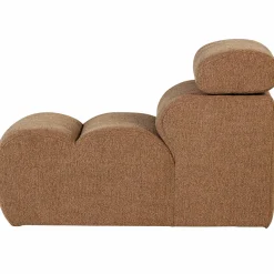 Hot WOOOD Novi 1-zits element bouclé bruin Karamel