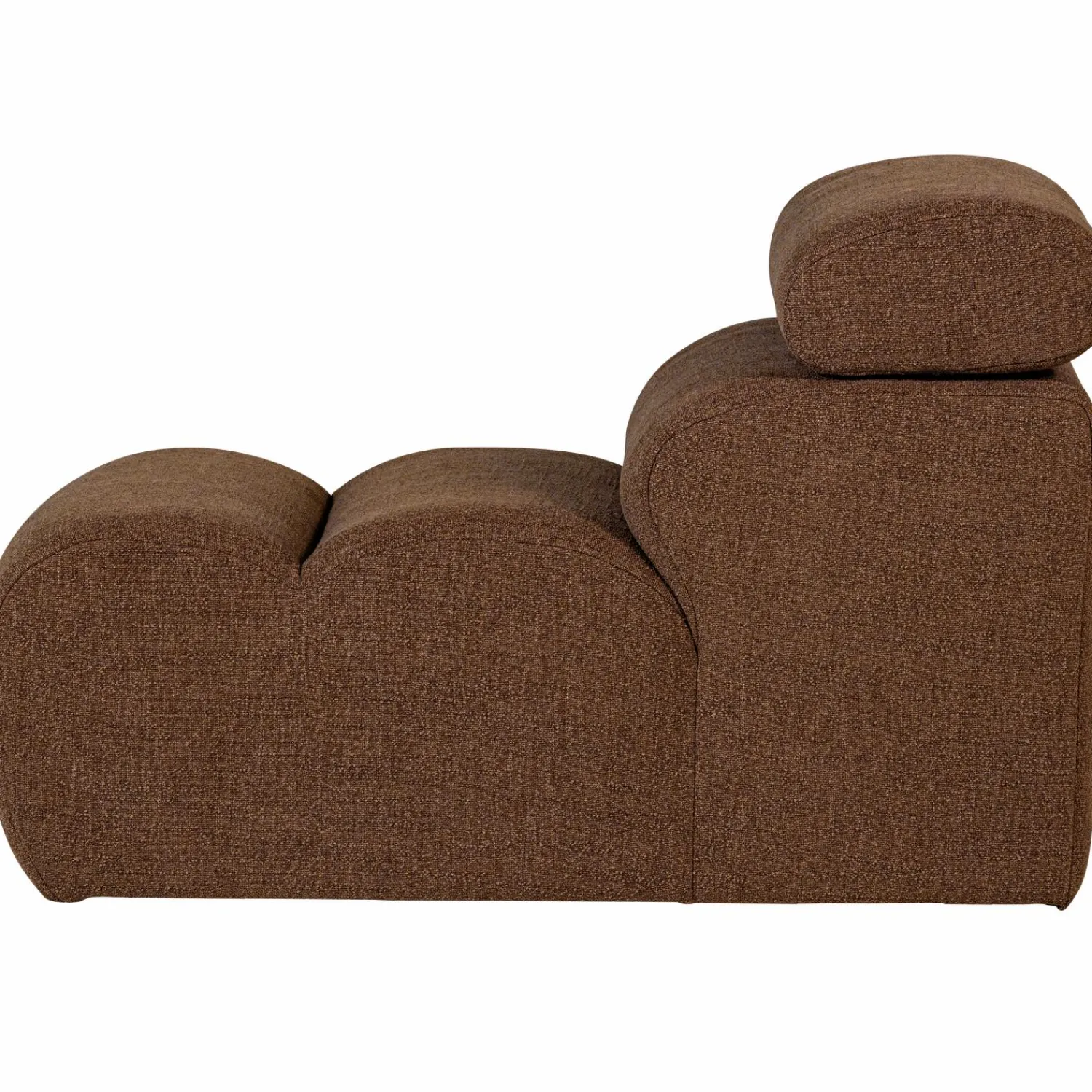 Discount WOOOD Novi 1-zits element bouclé Mokkabruin