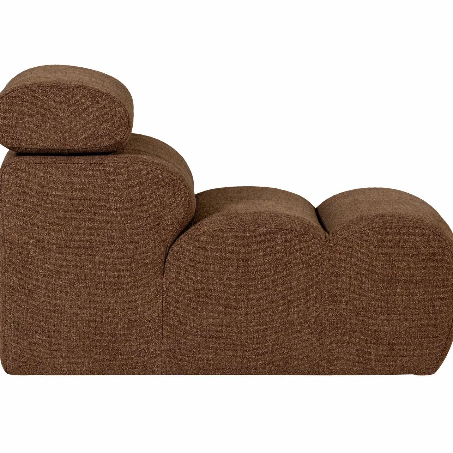 Discount WOOOD Novi 1-zits element bouclé Mokkabruin