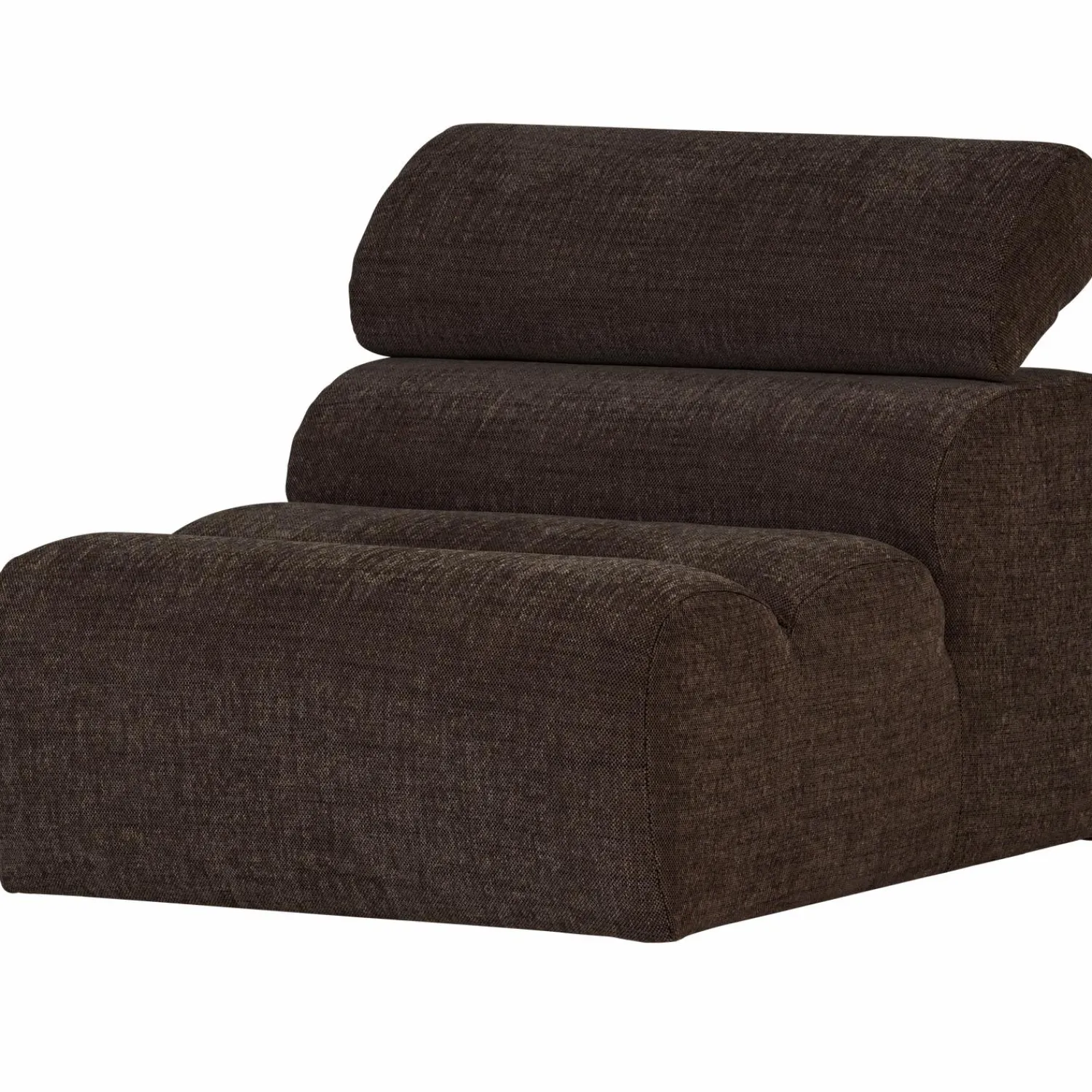 WOOOD Novi 1-zits element Donkerbruin melange