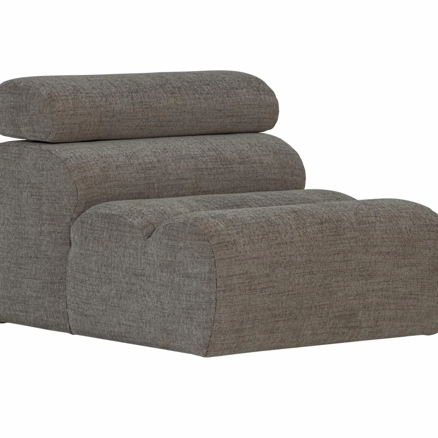 New WOOOD Novi 1-zits element grijs melange Grijs/bruin