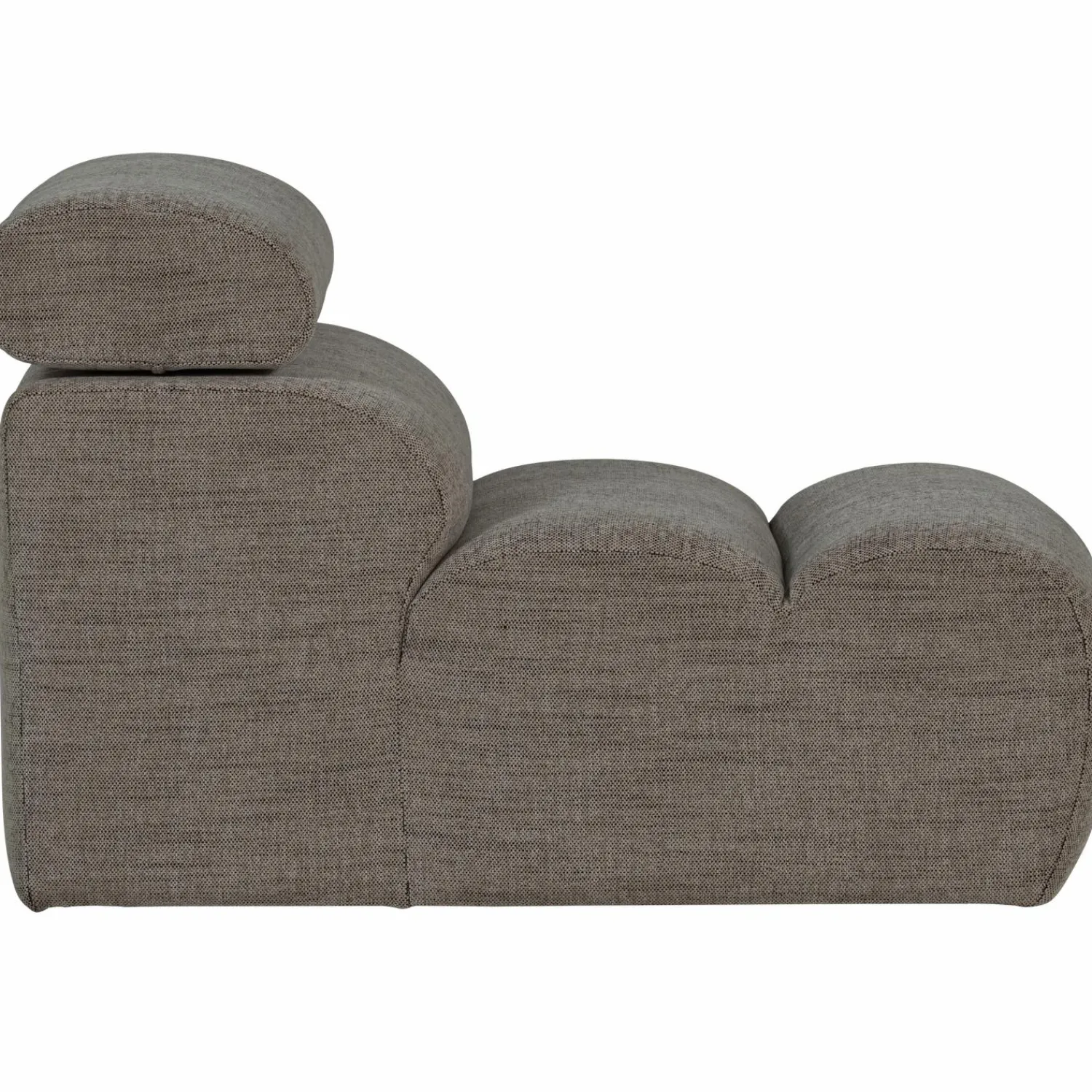 New WOOOD Novi 1-zits element grijs melange Grijs/bruin