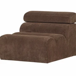 Outlet WOOOD Novi 1-zits element ribstof Mokkabruin