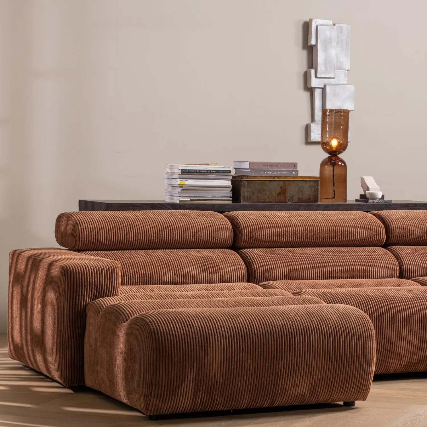 WOOOD Novi 1-zits element ribstof Terra