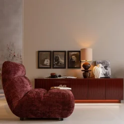 Discount WOOOD Observe fauteuil Aubergine