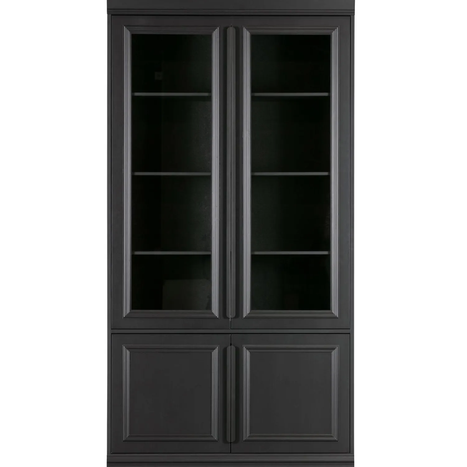 Best WOOOD Organize vitrinekast 44 cm grenen matzwart