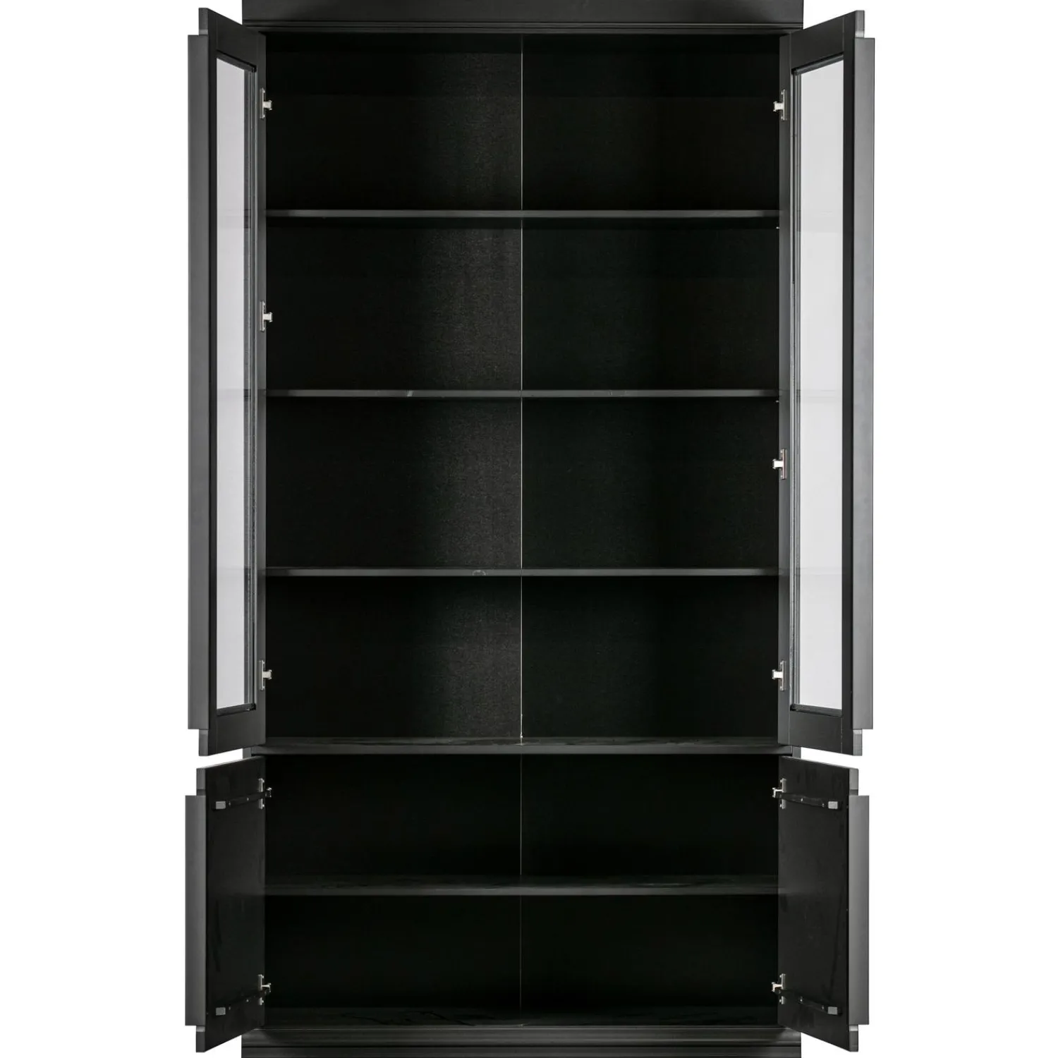 Best WOOOD Organize vitrinekast 44 cm grenen matzwart