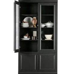 Best WOOOD Organize vitrinekast 44 cm grenen matzwart