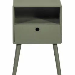 New WOOOD Ozzy nachtkastje hout Warm groen