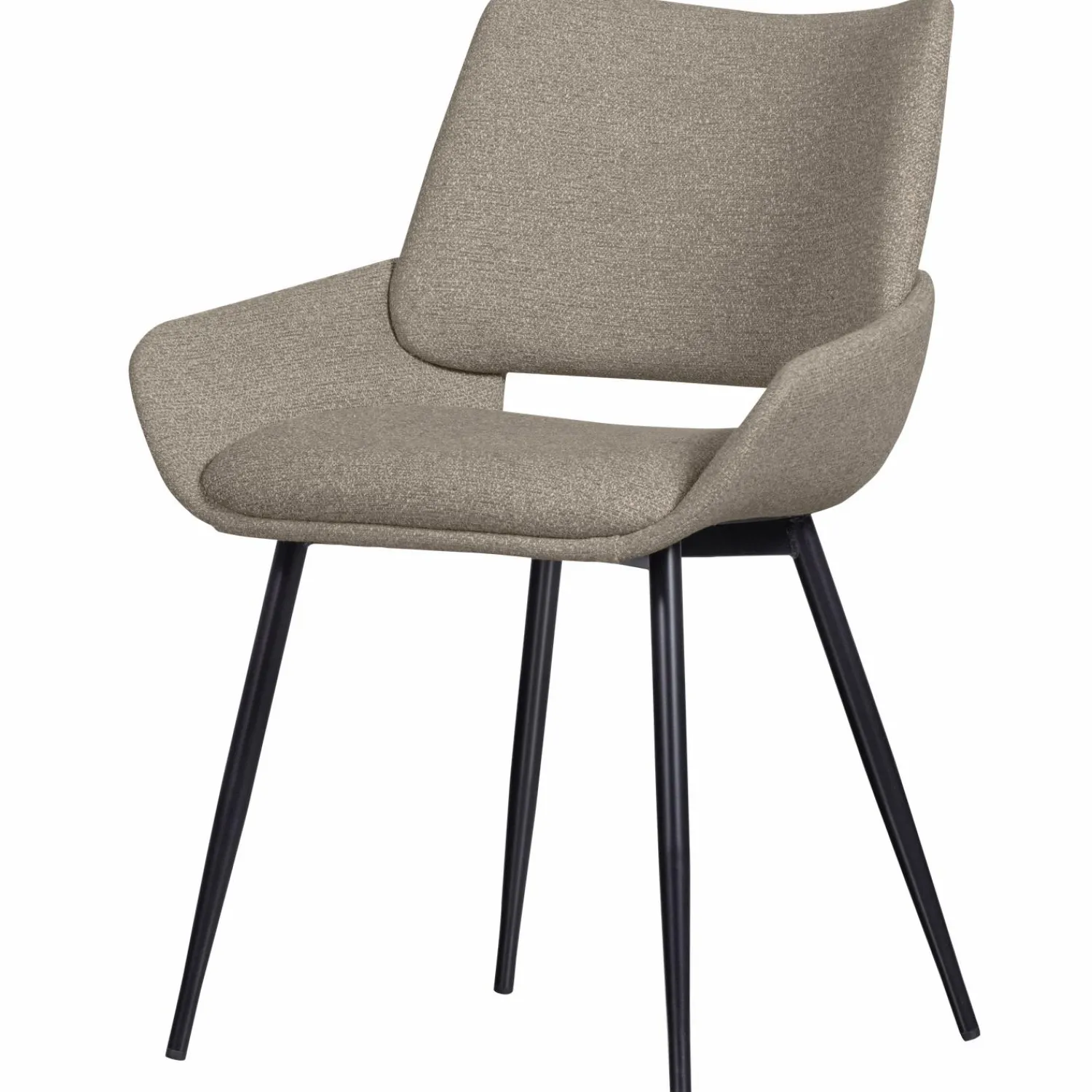 Online WOOOD Parade eetkamerstoel melange stof Zand