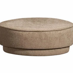 Online WOOOD Pearl XL poef Mud melange