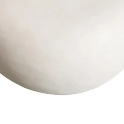 WOOOD Pebble bijzettafel betonlook 35xø50 Wit