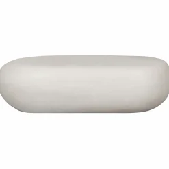 Discount WOOOD Pebble salontafel betonlook wit 28x100x43 cm