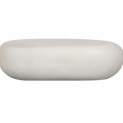Discount WOOOD Pebble salontafel betonlook wit 28x100x43 cm