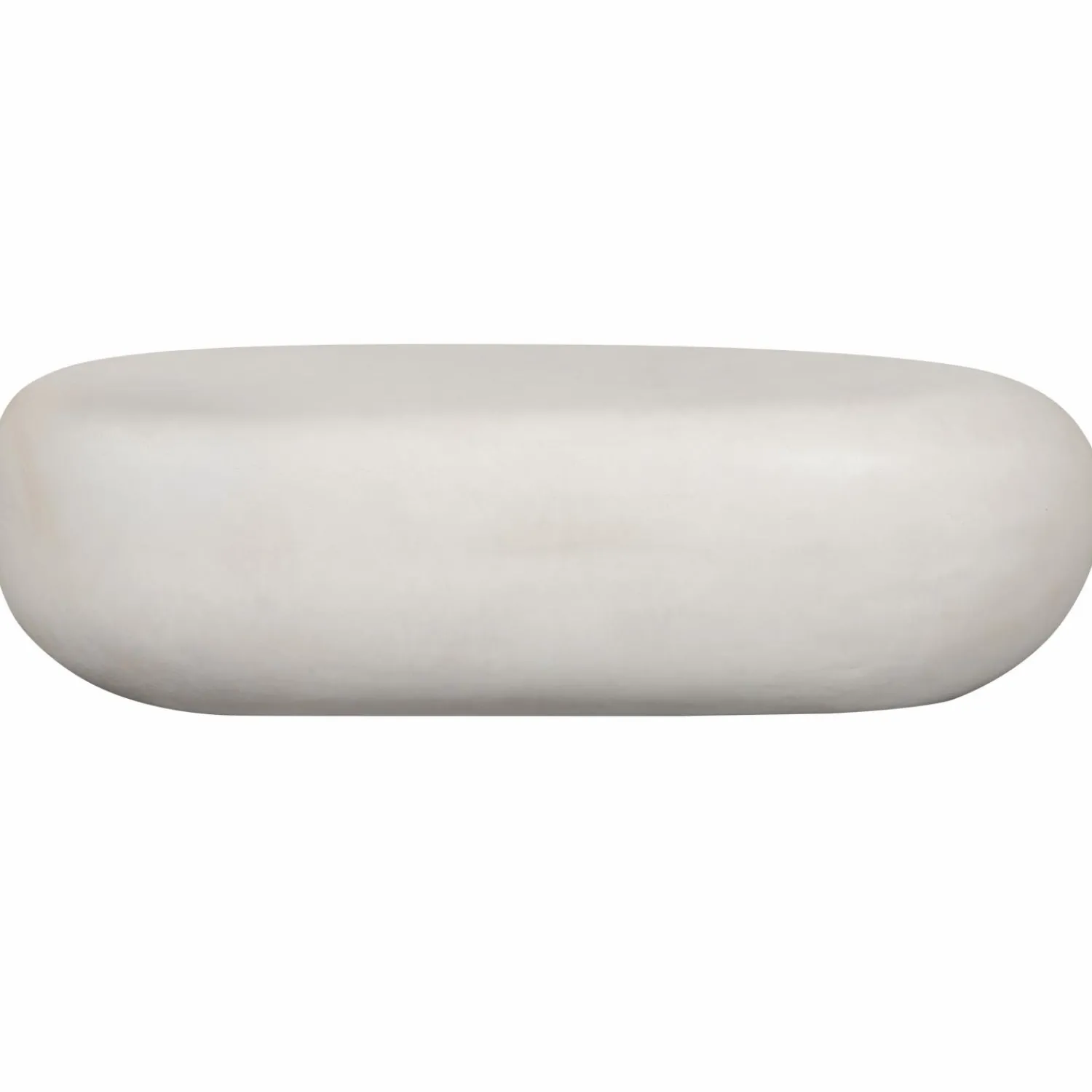 Discount WOOOD Pebble salontafel betonlook wit 28x100x43 cm