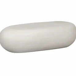 Discount WOOOD Pebble salontafel betonlook wit 28x100x43 cm
