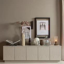 Hot WOOOD Pencil tv meubel grenen mist