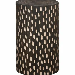 Best WOOOD Perry kruk hout donkerbruin