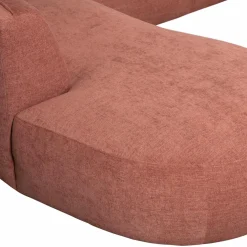 Clearance WOOOD Polly bank U-vorm links Roze