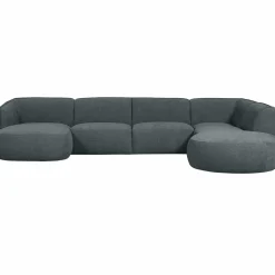 Online WOOOD Polly bank U-vorm rechts Blauw/groen