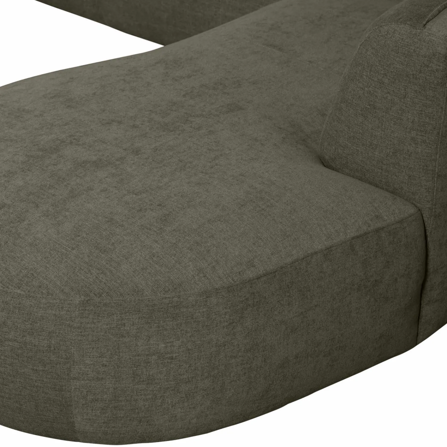 Discount WOOOD Polly bank U-vorm rechts Warm groen